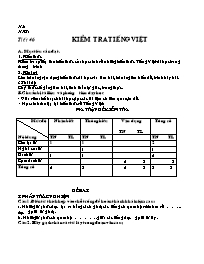 Bài kiểm tra Tiếng Việt 6 tiết 46
