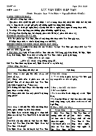 Giáo án môn Ngữ văn 9 - Tuần 9