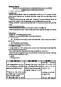 Giáo án môn Ngữ văn lớp 6 - Bài 20: Từ sau trưng vương đến trước Lý Nam Đế