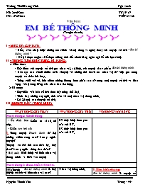 Giáo án Ngữ văn Lớp 6 - Tiết 25 đến 28 - Năm học 2011-2012 - Nguyễn Thanh Yên