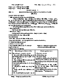 Giáo án Ngữ văn Lớp 6 - Tiết 35: Ông lão đánh cá và con cá vàng (Tiếp theo) - Năm học 2009-2010 - Nguyễn Phương Bắc
