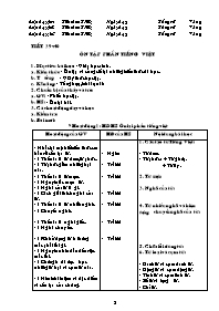 Giáo án Ngữ văn Lớp 6 - Tiết 39+40: Ôn tập phần Tiếng Việt - Tạ Quang Hưng