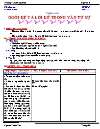 Giáo án Ngữ văn Lớp 6 - Tuần 9 - Năm học 2011-2012 - Nguyễn Thanh Yên