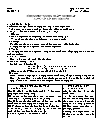 Giáo án Ngữ văn Lớp 9 - Tiết 4: Sử dụng một số biện pháp nghệ thuật trong văn bản thuyết minh - Năm học 2011-2012