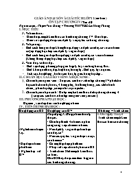 Giáo án Đại số và Giải tích Lớp 11 - Ôn tập c