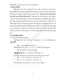 Tài liệu Số học Lớp 9 - Tìm giá trị lớn nhất, giá trị nhỏ nhất của một biểu thức đại số - Năm học 2008-2009 - Huỳnh Trung Kiên