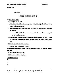 Giáo án môn GDCD Lớp 9 - Tiết 3 đến 35 - Trần Quang Tình