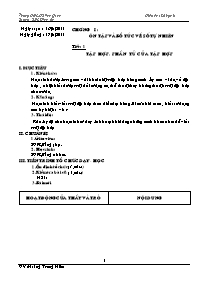 Giáo án Số học Lớp 6 - Năm học 2011-2012 - Hoàng Trung Hiền (Cả năm)