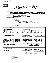 Giáo án môn Hình học Lớp 6 - Tiết 10: Luyện tập - Năm học 2004-2005