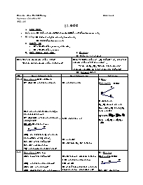 Giáo án Hình học Lớp 6 - Tiết 16, Bài 2: Góc - Năm học 2004-2005 - Cao Thị Mỹ Trang