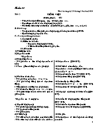 Giáo án Lớp 1 - Tuần 11 và 12 - Năm học 2010-