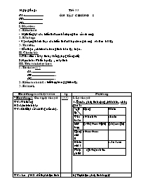 Giáo án Số học Lớp 6 - Tiết 33 đến 35 (bản 3 cột)