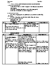 Giáo án Số học Lớp 6 - Tiết 42, Bài 5: Thứu t