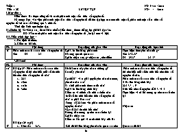 Giáo án Số học Lớp 6 - Tuần 10 - Năm học 2010