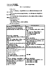 Giáo án Số học Lớp 6 - Tiết 23: Luyện tập - Năm học 2010-2011 (bản 2 cột)