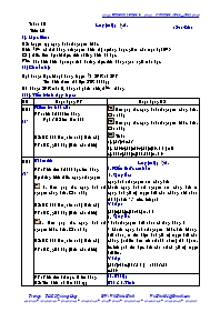 Giáo án Số học Lớp 6 - Tuần 16 - Năm học 2011-2012 - Vũ Khắc Khải