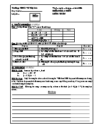 Bài kiểm tra môn Toán Lớp 6 - Năm học 2005-20