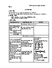 Giáo án Đại số Lớp 7 - Tiết 5: Luyện tập - Nă