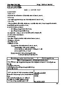 Giáo án môn Số học Lớp 6 - Tiết 23: Luyện tập