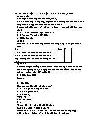 Giáo án môn Số học Lớp 6 - Tiết 23: Luyện tập về "Dấu hiệu chia hết cho 3 , cho 9"