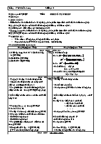 Giáo án môn Số học Lớp 6 - Tiết 3: Ghi số tự 