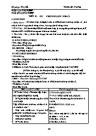 Giáo án môn Số học Lớp 6 - Tiết 31: Ước chung lớn nhất - Năm học 2009-2010 - Phạm Ngọc Thúy Liễu