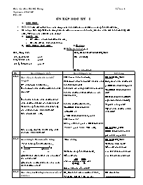 Giáo án môn Số học Lớp 6 - Tiết 56: Ôn tập học kỳ I - Năm học 2005-2006 - Cao Thị Mỹ Trang