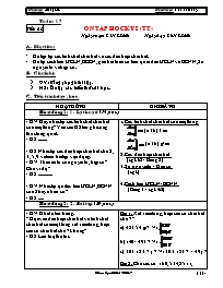 Giáo án môn Số học Lớp 6 - Tiết 56: Ôn tập họ