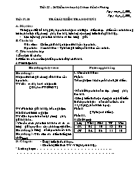 Giáo án môn Số học Lớp 6 - Tiết 57 đến 83 - Năm học 2007-2008