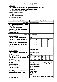 Giáo án môn Số học Lớp 6 - Tiết 63: Luyện tập
