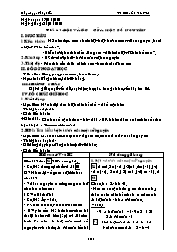 Giáo án môn Số học Lớp 6 - Tiết 64: Bội và ướ