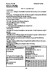 Giáo án môn Số học Lớp 6 - Tiết 65: Luyện tập - Năm học 2009-2010 - Phạm Ngọc Thúy Liễu