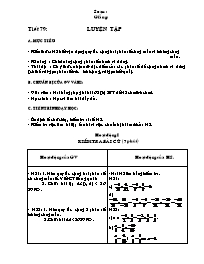 Giáo án môn Số học Lớp 6 - Tiết 79 đến 80 - N