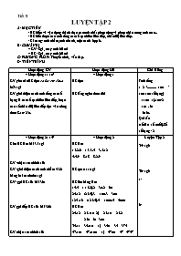 Giáo án môn Số học Lớp 6 - Tiết 8: Luyện tập 2