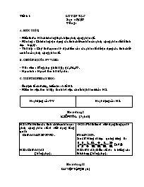 Giáo án môn Số học Lớp 6 - Tiết 81 đến 82 (Bả