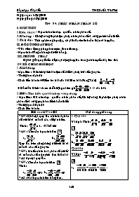 Giáo án môn Số học Lớp 6 - Tiết 84: Phép nhân