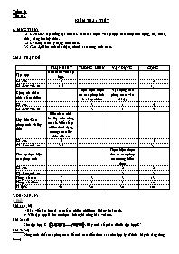 Giáo án môn Số học Lớp 6 - Tuần 6, Tiết 18: Kiểm tra 1 tiết