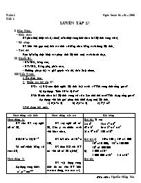 Giáo án Số học Lớp 6 - Tiết 13: Luyện tập - N