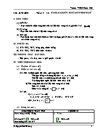 Giáo án Số học Lớp 6 - Tiết 14, Bài 8: Chia h