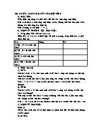 Giáo án Số học Lớp 6 - Tiết 19: Tính chất chia hết của một tổng