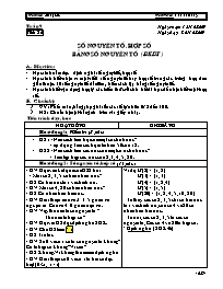 Giáo án Số học Lớp 6 - Tiết 25: Số nguyên tố.