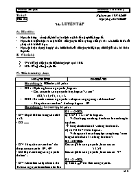 Giáo án Số học Lớp 6 - Tiết 26: Luyện tập - N