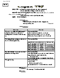Giáo án Số học Lớp 6 - Tiết 29: Luyện tập - Năm học 2004-2005