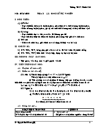 Giáo án Số học Lớp 6 - Tiết 3, Bài 3: Ghi số tự nhiên - Năm học 2010-2011 - Nguyễn Hoài Phương