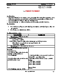 Giáo án Số học Lớp 6 - Tiết 3: Ghi số tự nhiê