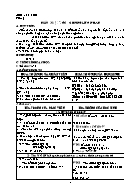 Giáo án Số học Lớp 6 - Tiết 31 đến 33 - Năm học 2011-2012