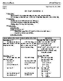 Giáo án Số học Lớp 6 - Tiết 37: Ôn tập chương