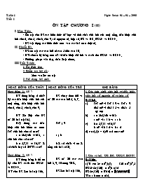 Giáo án Số học Lớp 6 - Tiết 38: Ôn tập chương