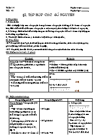 Giáo án Số học Lớp 6 - Tiết 41, Bài 1: Tập hợ