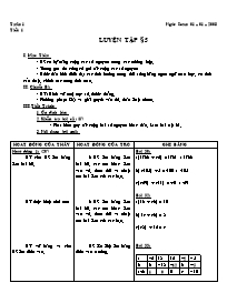 Giáo án Số học Lớp 6 - Tiết 46: Luyện tập (bả